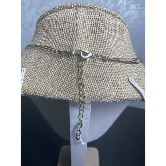 Opal Blue Bead Earrings & Necklace Set With Silver Chain - Picture 3 of 6